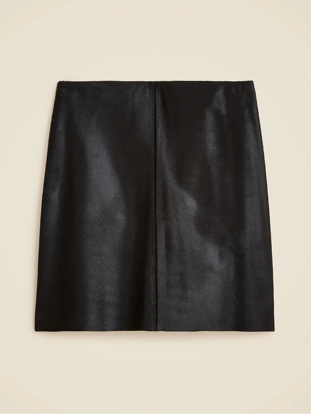 J CREW Collection Fairfax skirt in calf hair Black Size 12 $998 CQ527 - Picture 1 of 9